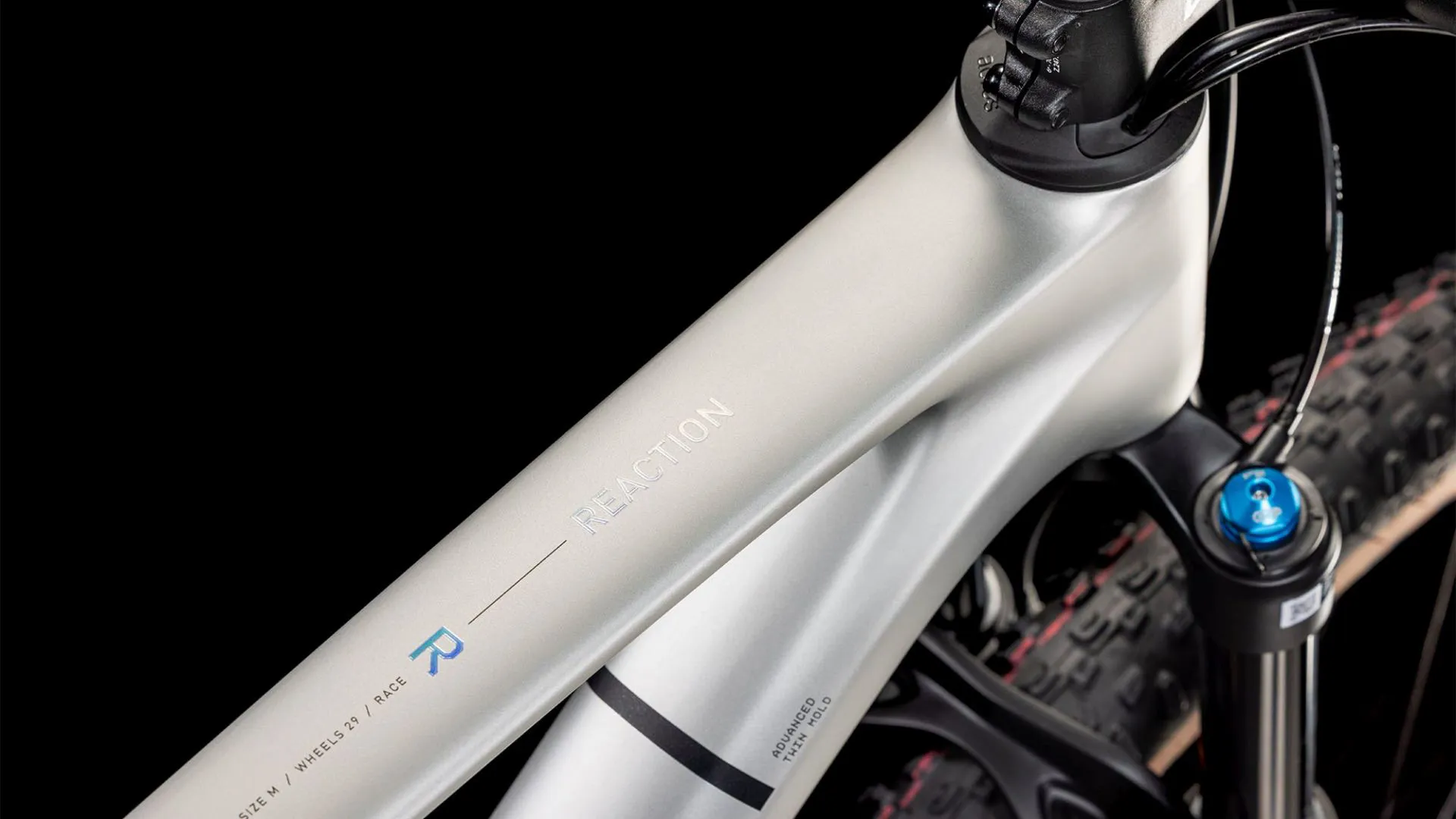 Cube Reaction C:62 Race Mountain Bike in Sleek Grey